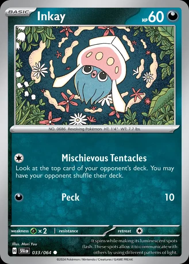 Shrouded Fable Inkay card front, 33/64