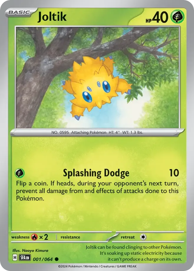 Shrouded Fable Joltik card front, 1/64