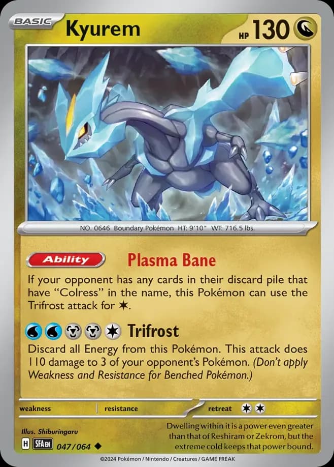 Shrouded Fable Kyurem card front, 47/64
