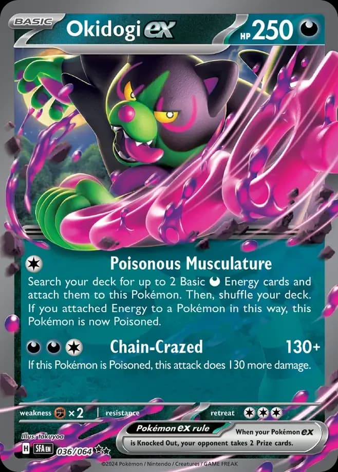Shrouded Fable Okidogi ex card front, 36/64