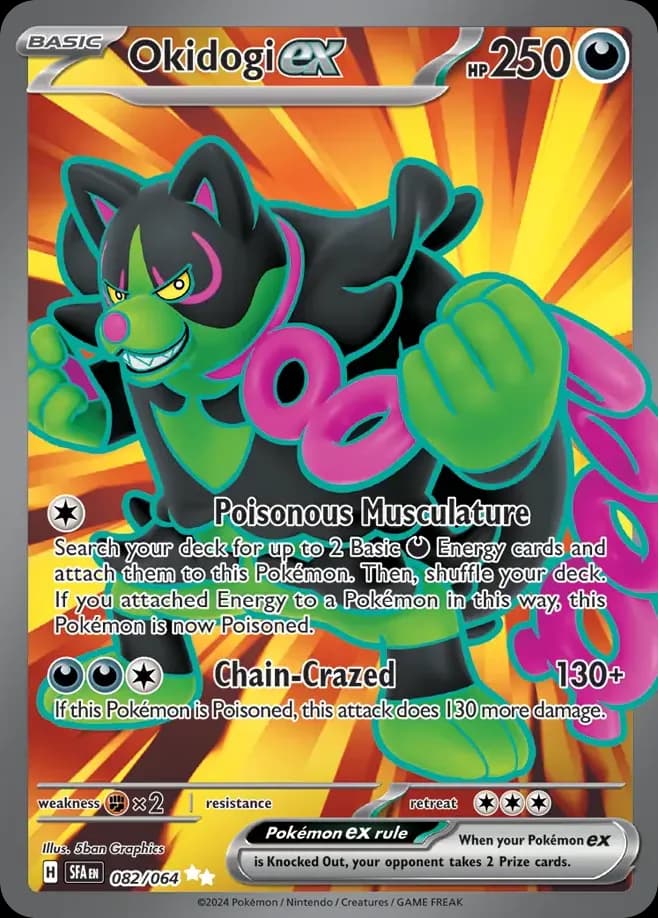 Shrouded Fable Okidogi ex card front, 82/64