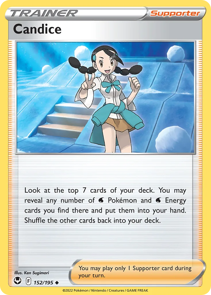 Silver Tempest Candice card front, 152/195