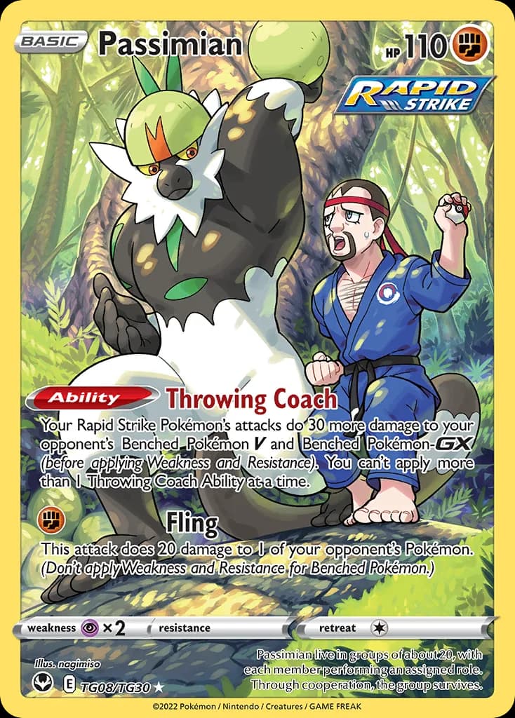 Silver Tempest Passimian card front, TG08/TG30