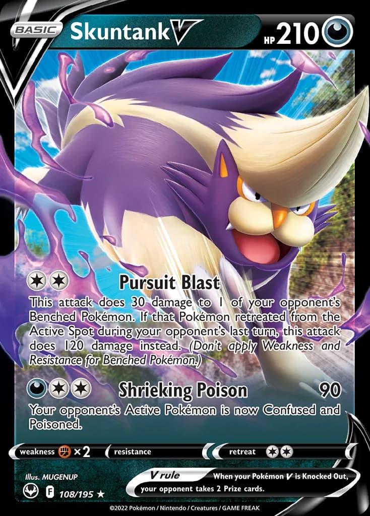 Silver Tempest Skuntank V card front, 108/195