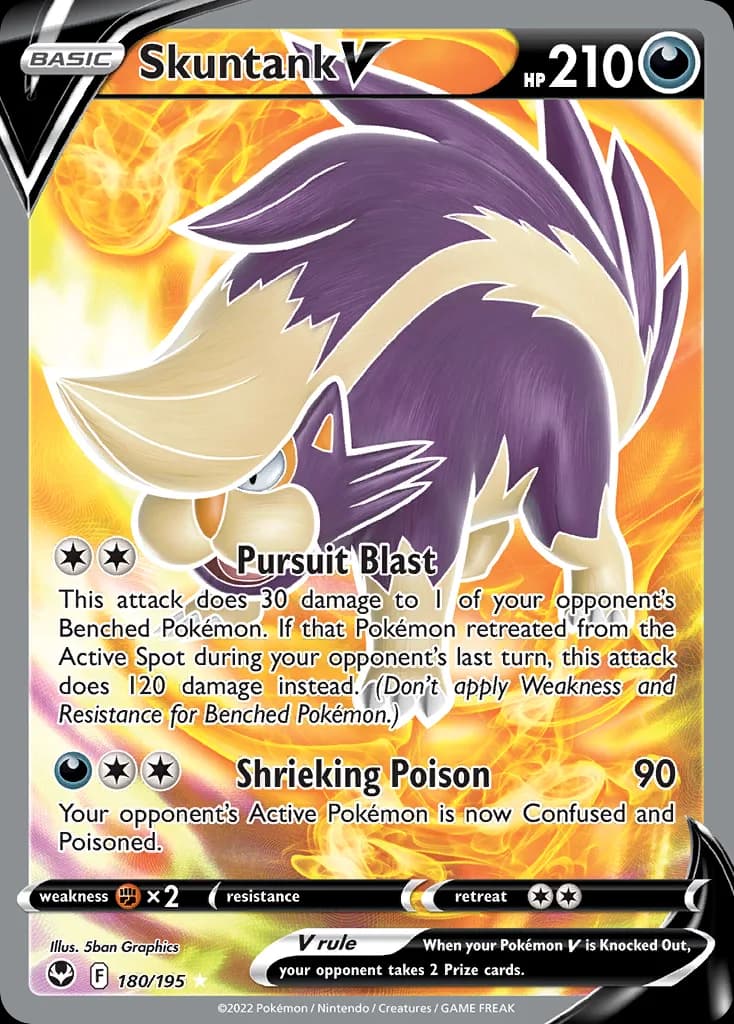 Silver Tempest Skuntank V card front, 180/195
