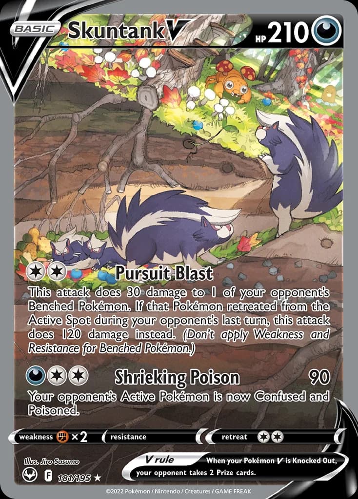 Silver Tempest Skuntank V card front, 181/195