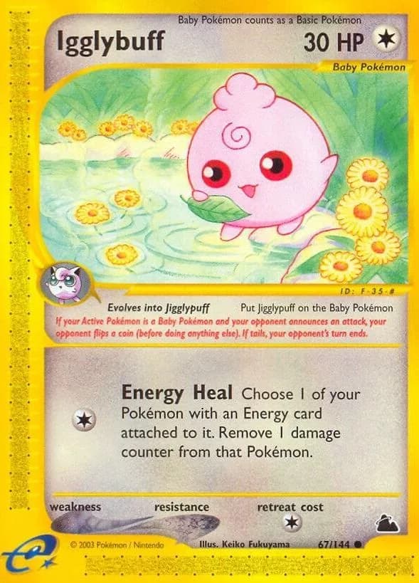 Igglybuff card front, Skyridge 67/144