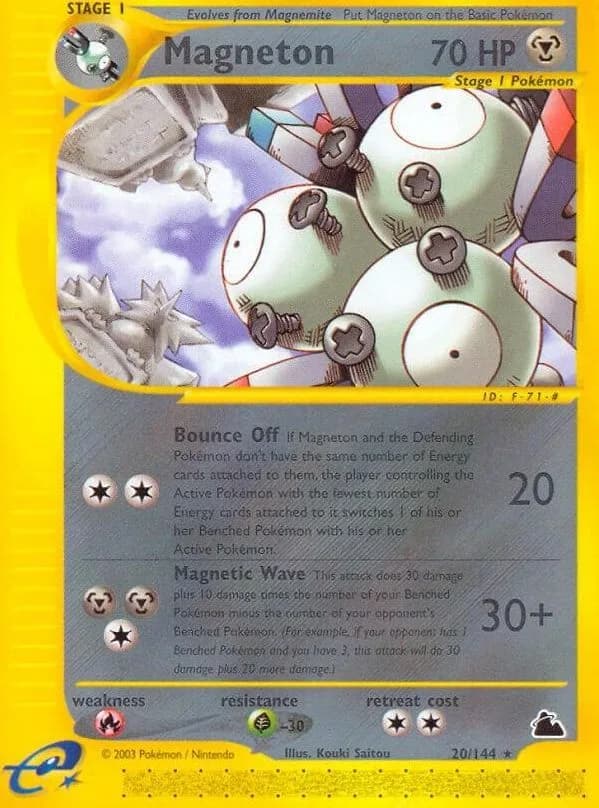 Magneton card front, Skyridge 20/144