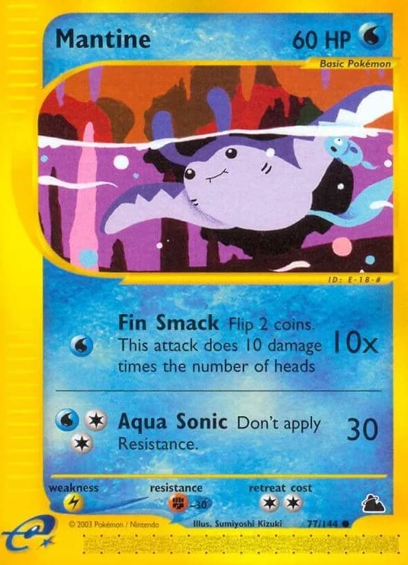 Mantine card front, Skyridge 77/144