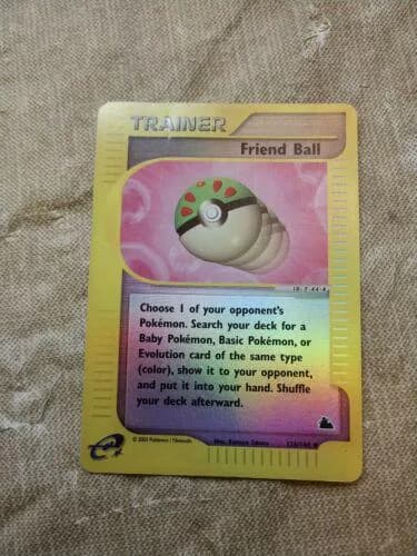 Friend Ball reverse holo card front, Skyridge 126/144