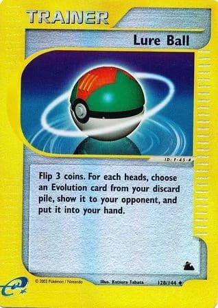 Lure Ball reverse holo card front, Skyridge 128/144