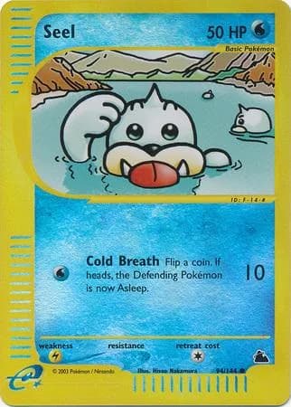Seel reverse holo card front, Skyridge 94/144