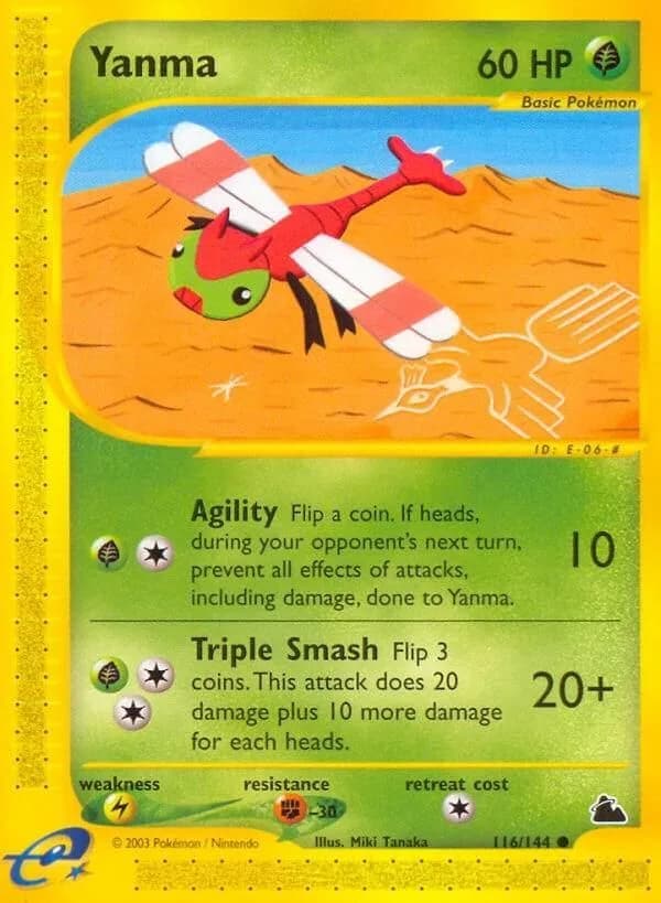 Yanma card front, Skyridge 116/144