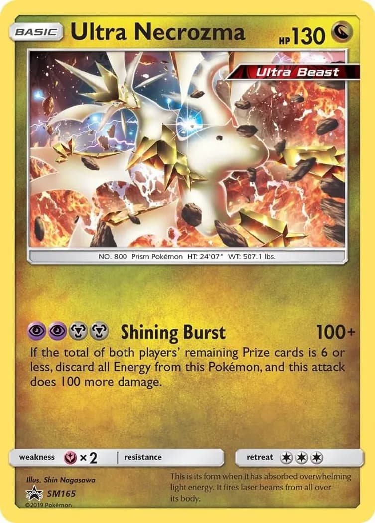 Ultra Necrozma card front, SM Black Star Promos SM165