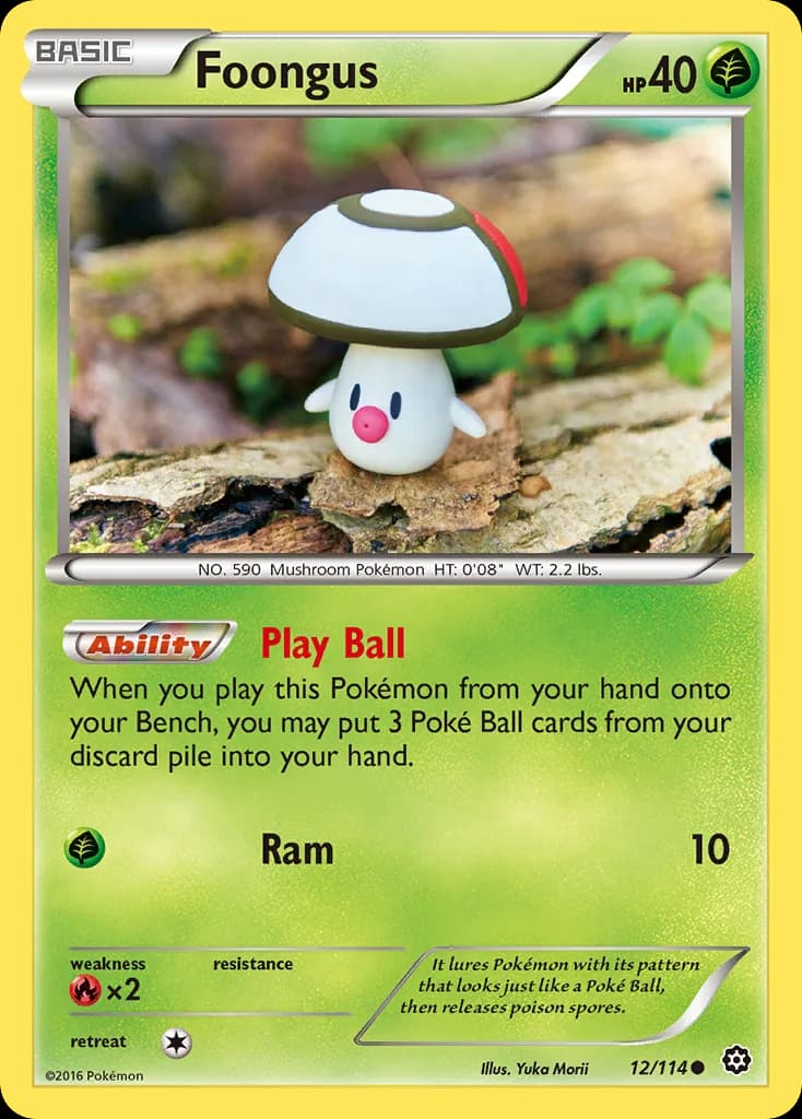 Steam Siege Foongus card front, 12/114