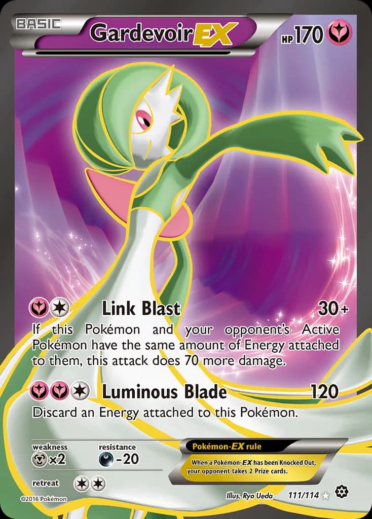 Gardevoir-EX card front, Steam Siege 111/114