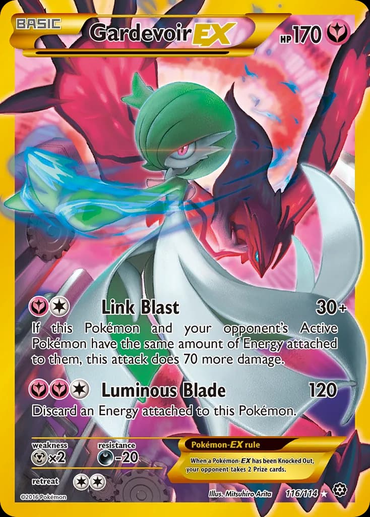 Gardevoir-EX card front, Steam Siege 116/114