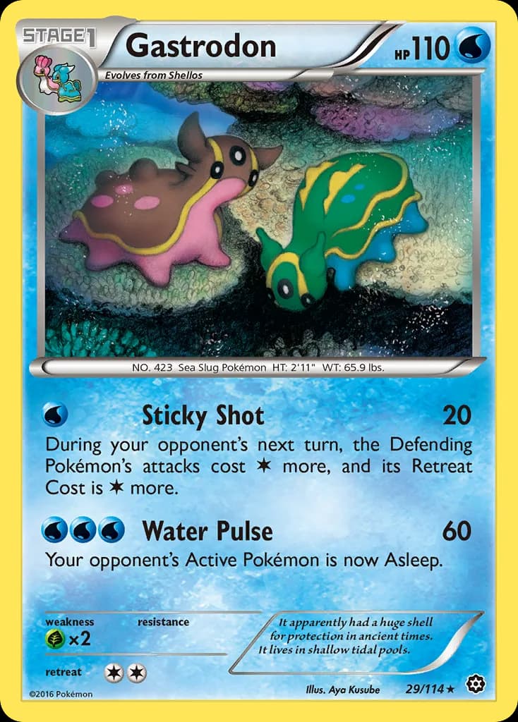 Steam Siege Gastrodon card front, 29/114