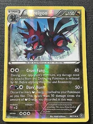 Hydreigon reverse holo card front, Steam Siege 86/114