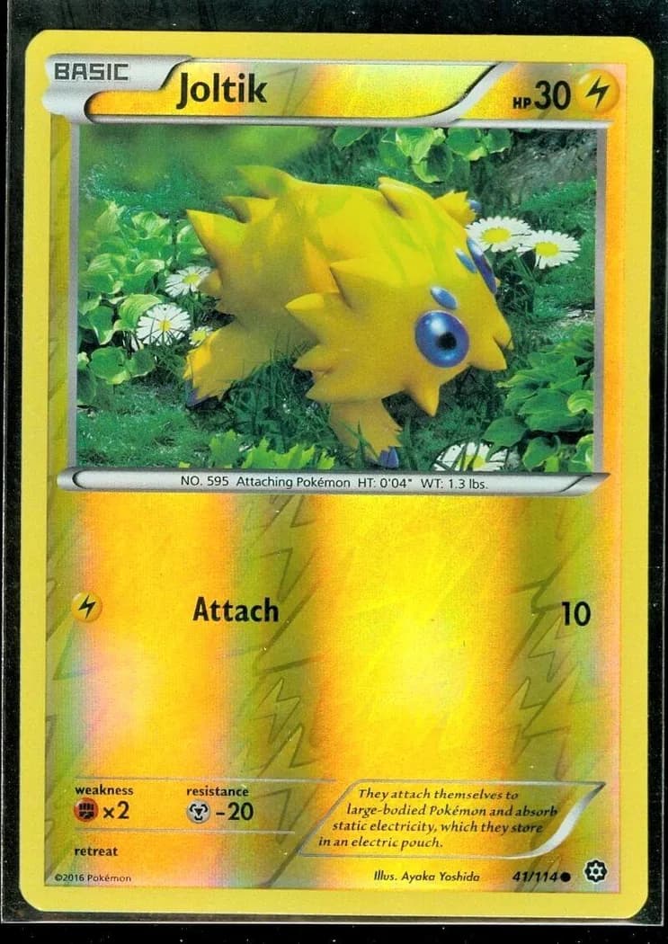 Joltik reverse holo card front, Steam Siege 41/114
