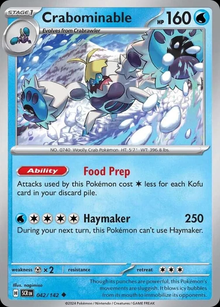 Stellar Crown Crabominable card front, 42/142
