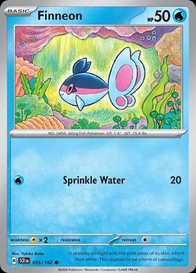 Stellar Crown Finneon card front, 35/142