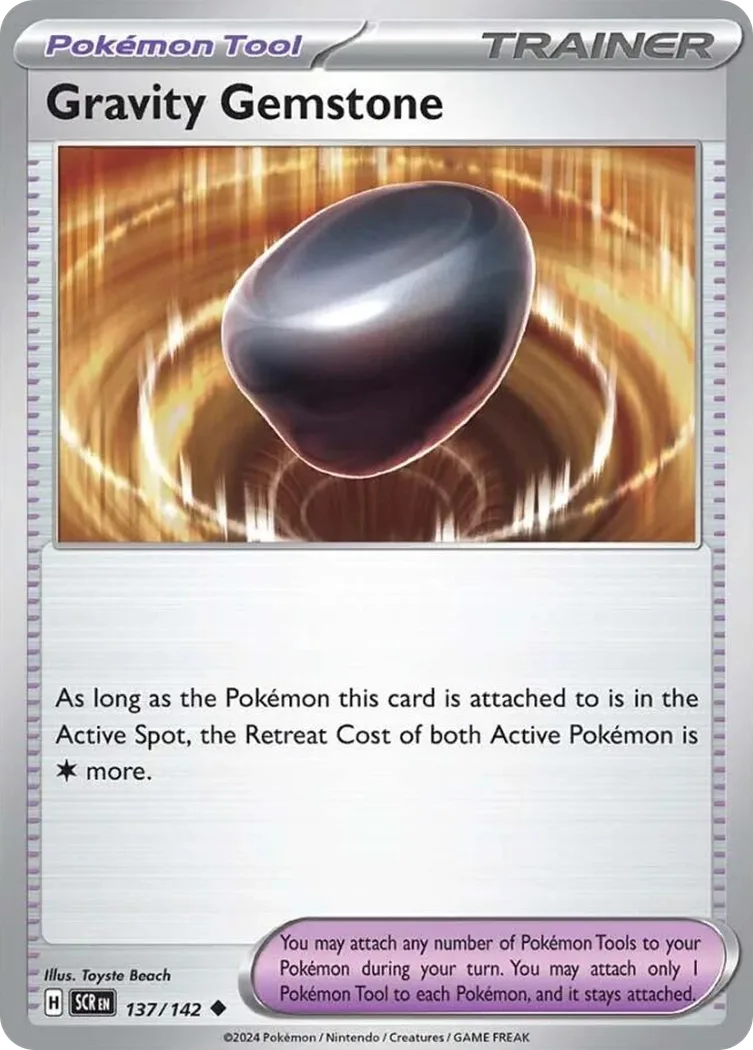Stellar Crown Gravity Gemstone card front, 137/142