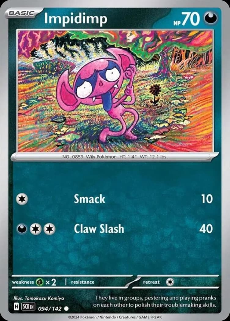 Stellar Crown Impidimp card front, 94/142