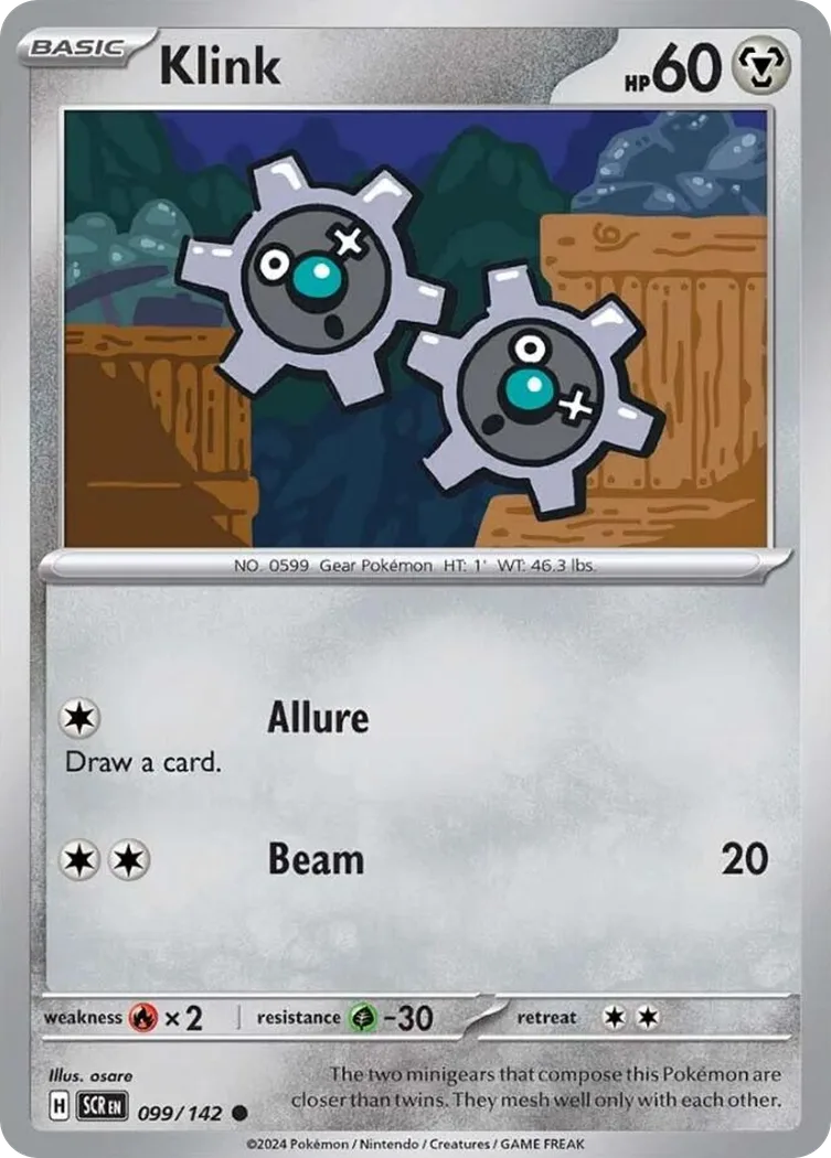 Stellar Crown Klink card front, 99/142