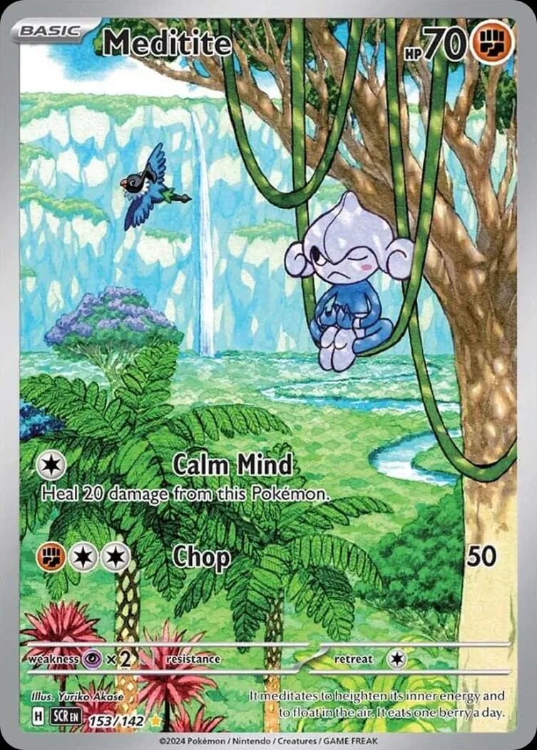 Stellar Crown Meditite card front, 153/142