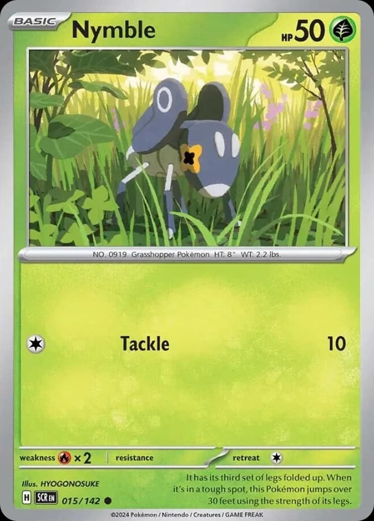 Stellar Crown Nymble card front, 15/142