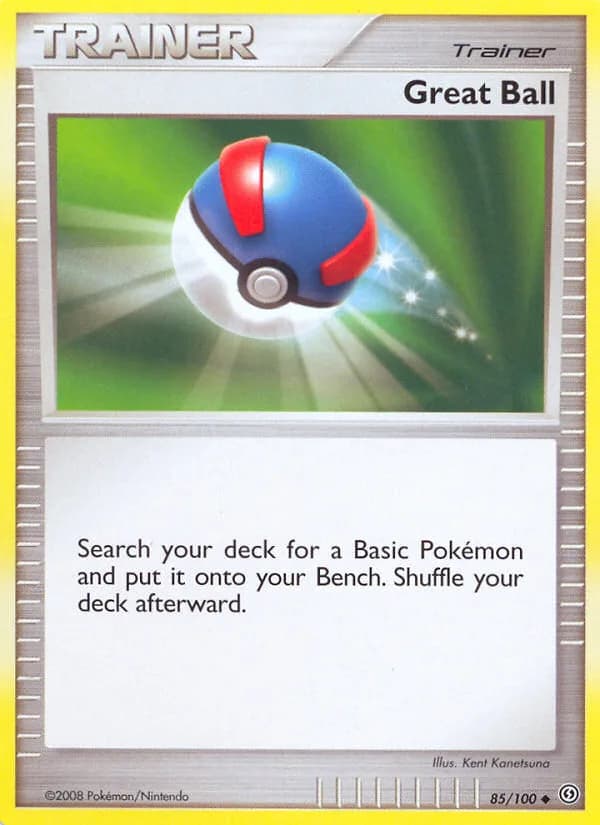 Stormfront Great Ball card front, 85/100