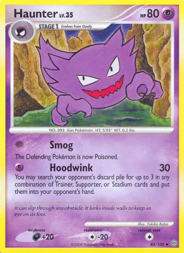 Stormfront Haunter card front, 40/100