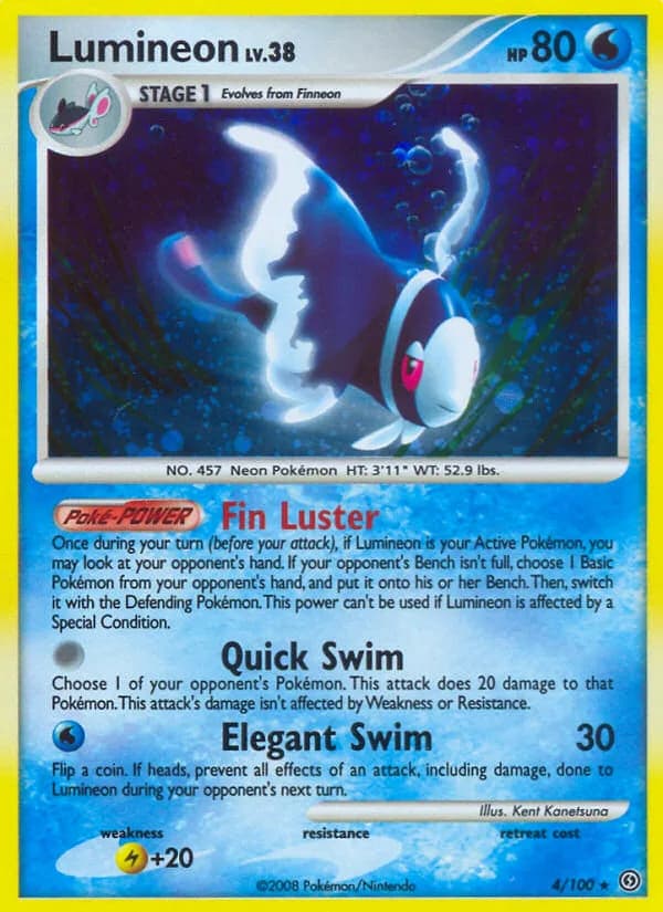 Stormfront Lumineon card front, 4/100