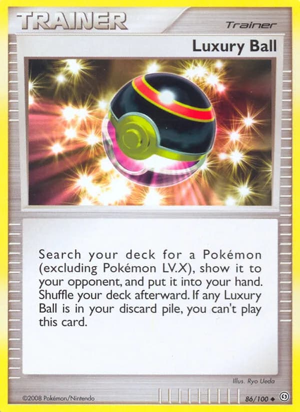 Stormfront Luxury Ball card front, 86/100