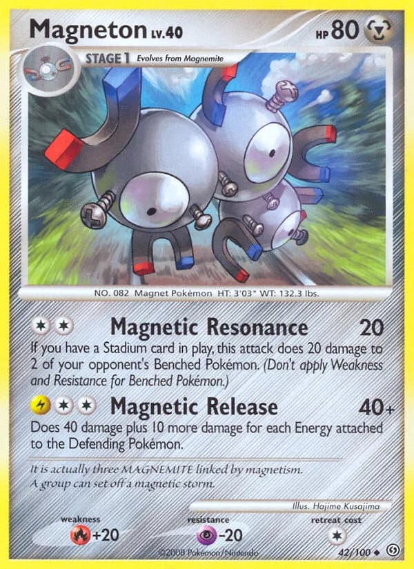 Stormfront Magneton card front, 42/100