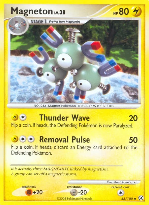 Stormfront Magneton card front, 43/100