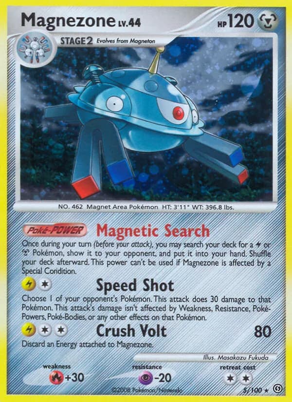 Stormfront Magnezone card front, 5/100