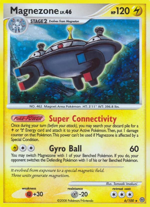Stormfront Magnezone card front, 6/100