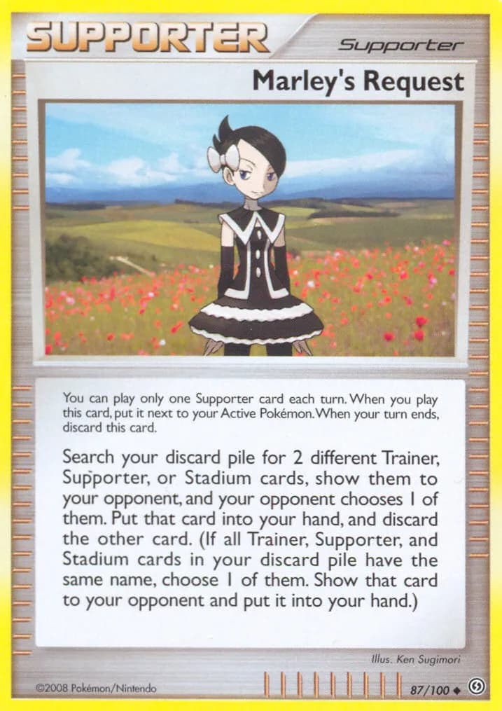 Stormfront Marley's Request card front, 87/100