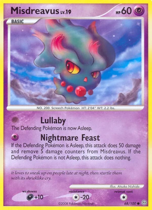 Stormfront Misdreavus card front, 68/100