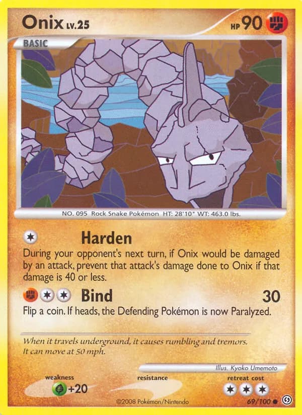 Stormfront Onix card front, 69/100