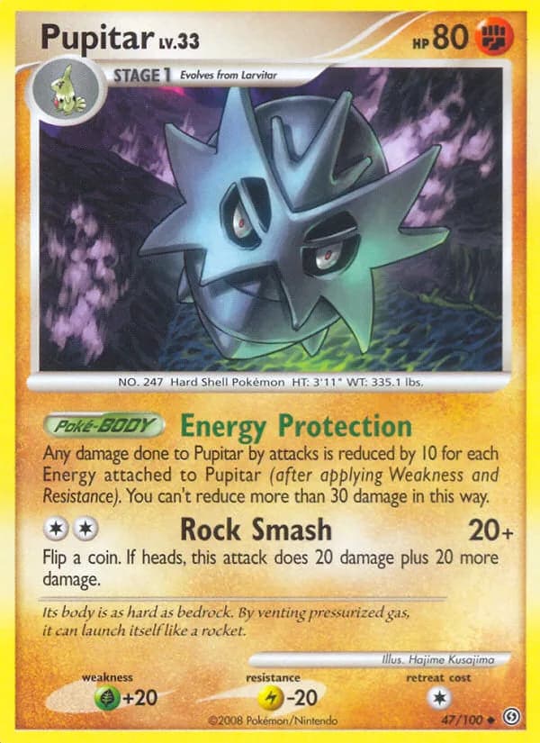 Stormfront Pupitar card front, 47/100