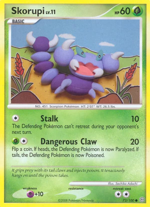 Stormfront Skorupi card front, 73/100