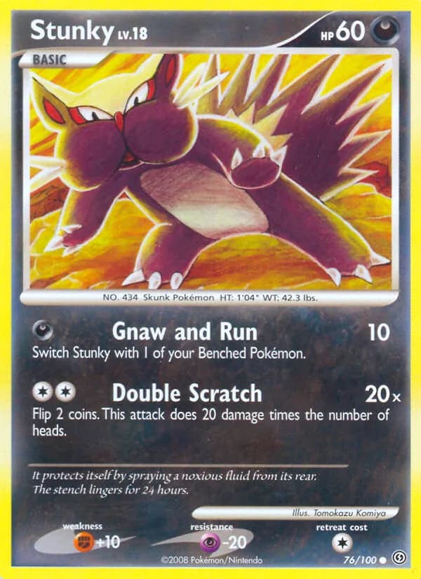 Stormfront Stunky card front, 76/100
