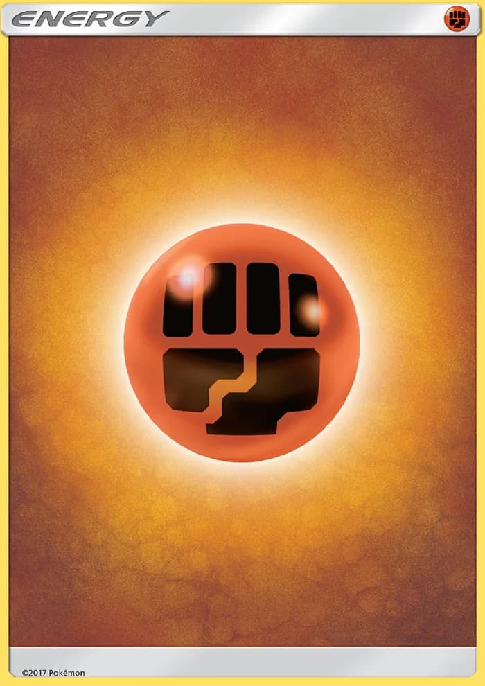 Sun & Moon Fighting Energy card front, 169/149