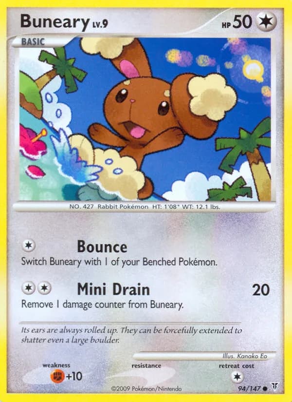 Supreme Victors Buneary card front, 94/147