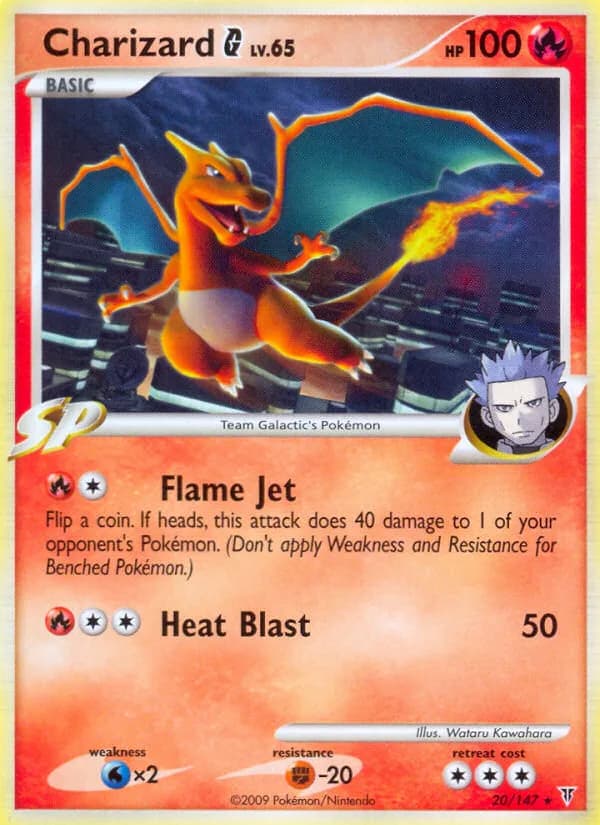 Supreme Victors Charizard G card front, 20/147