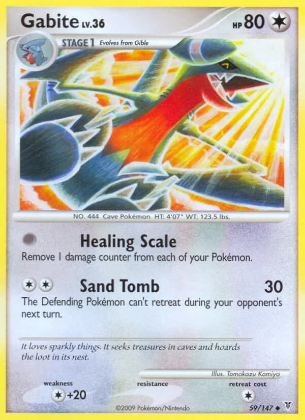 Supreme Victors Gabite card front, 59/147