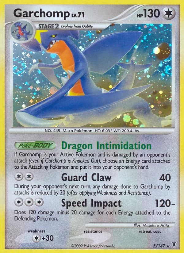 Garchomp card front, Supreme Victors 5/147